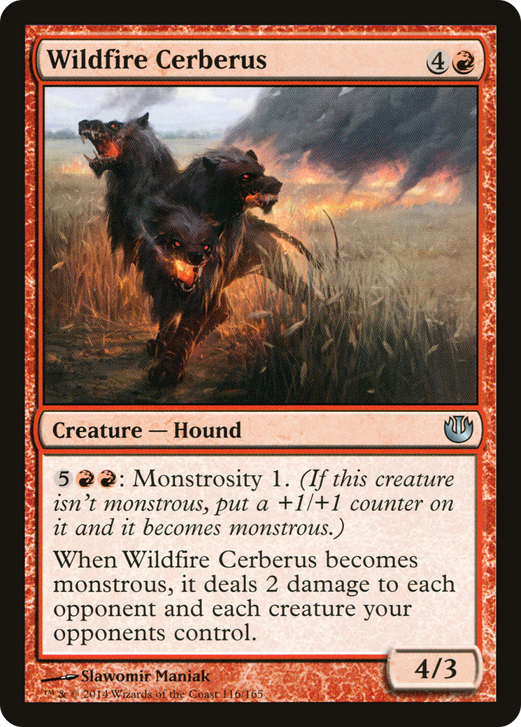 Image of Wildfire Cerberus [Journey into Nyx]
