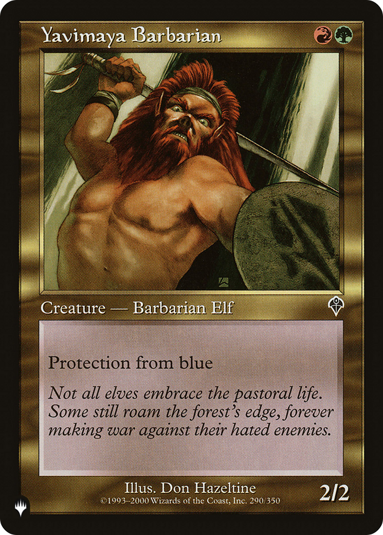 Image of Yavimaya Barbarian [The List]