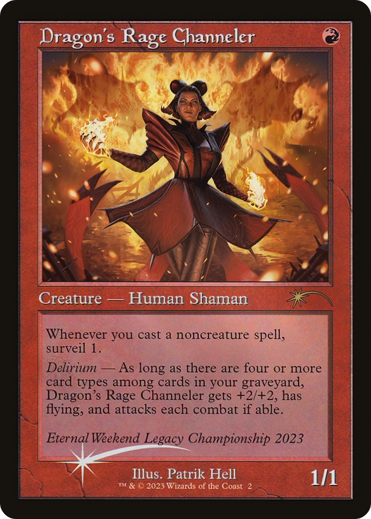 Image of Dragon's Rage Channeler (Retro Frame) [MagicFest 2023]