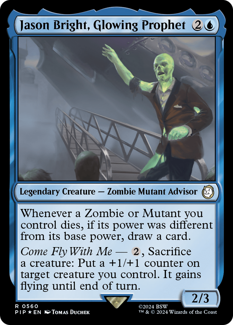 Image of Jason Bright, Glowing Prophet (Surge Foil) [Fallout]