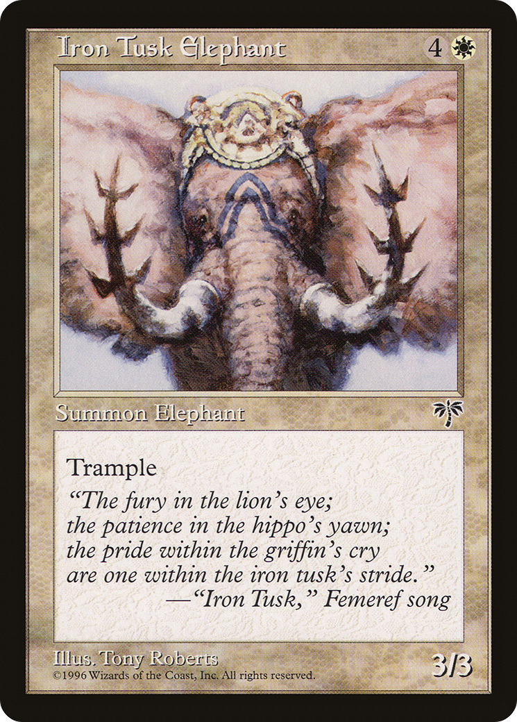 Image of Iron Tusk Elephant [Mirage]