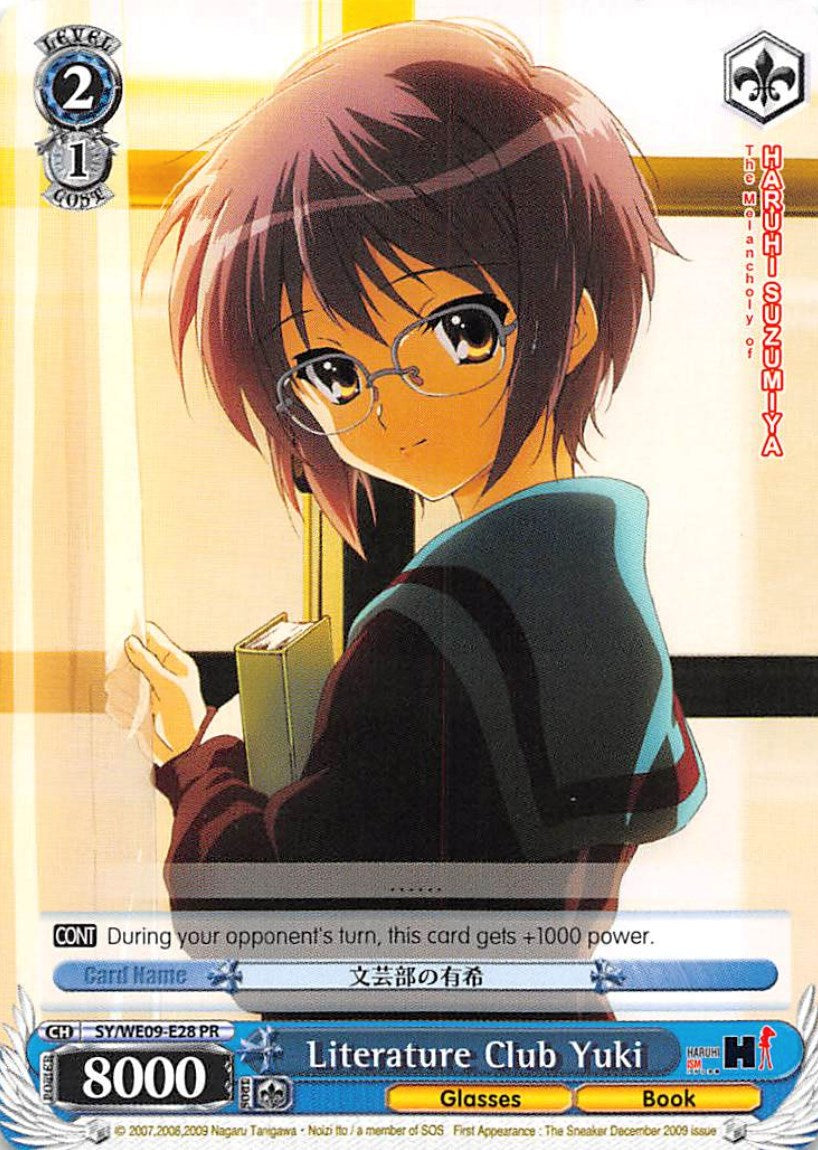 Image of Literature Club Yuki (SY/WE09-E28 PR) (Promo) [The Melancholy of Haruhi Suzumiya Extra Booster]