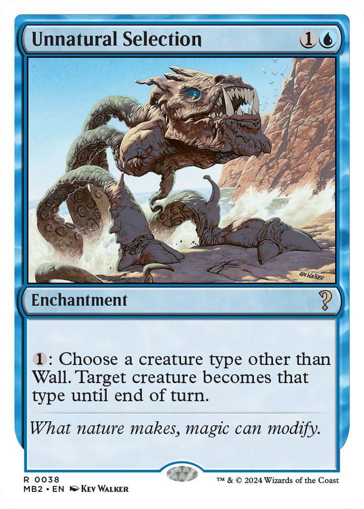 Image of Unnatural Selection (White Border) [Mystery Booster 2]