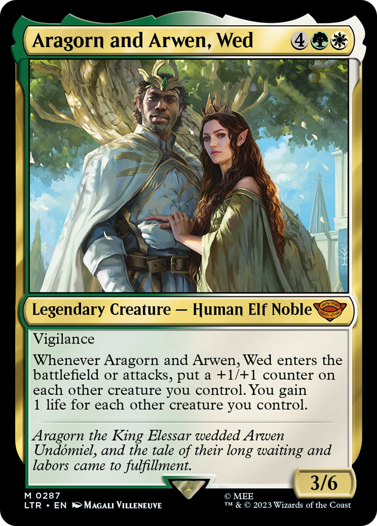 Image of Aragorn and Arwen, Wed [The Lord of the Rings: Tales of Middle-Earth]