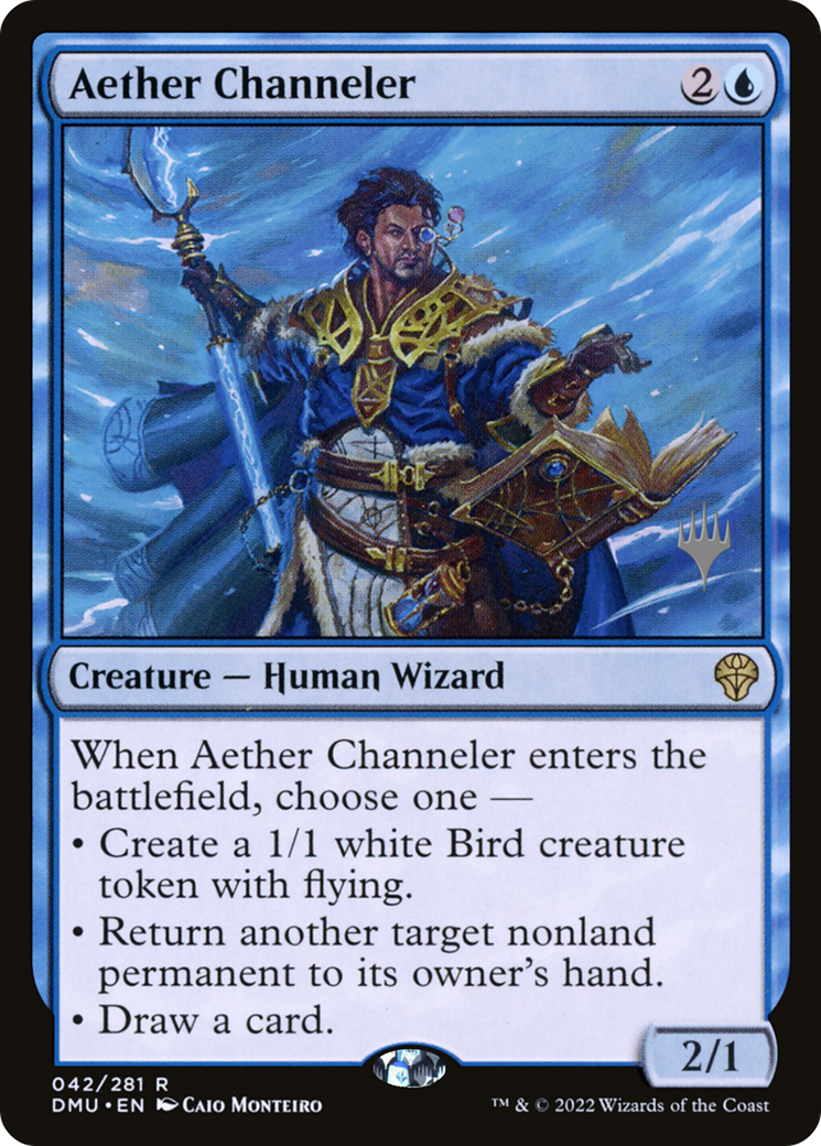 Image of Aether Channeler (Promo Pack) [Dominaria United Promos]