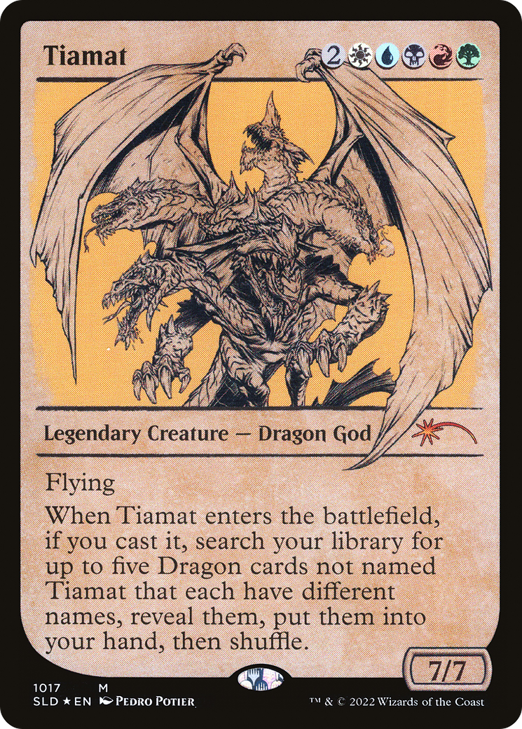 Image of Tiamat (Showcase) [Secret Lair Drop Series]