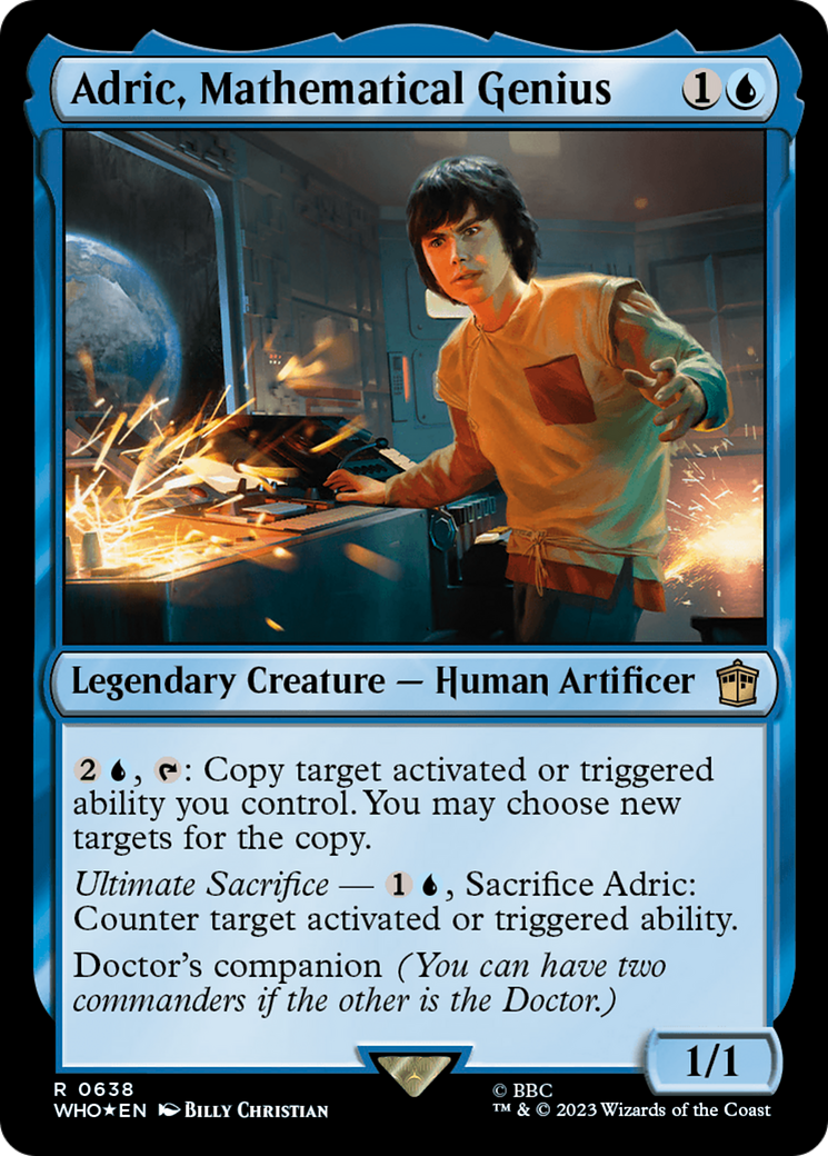 Image of Adric, Mathematical Genius (Surge Foil) [Doctor Who]