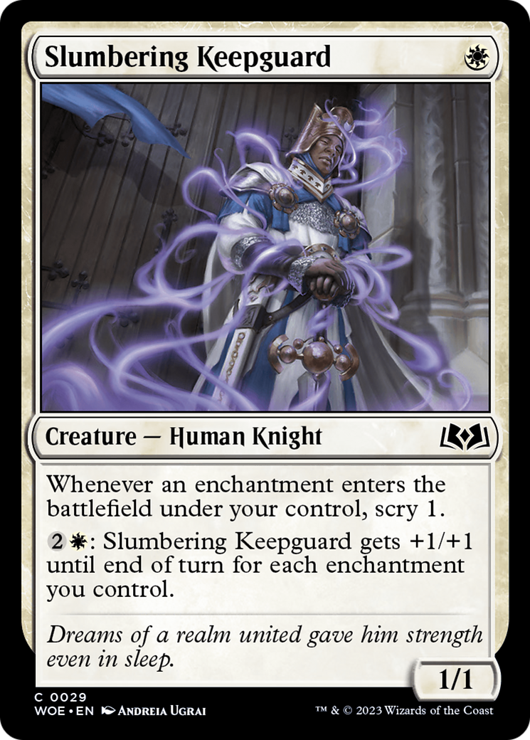 Image of Slumbering Keepguard [Wilds of Eldraine]