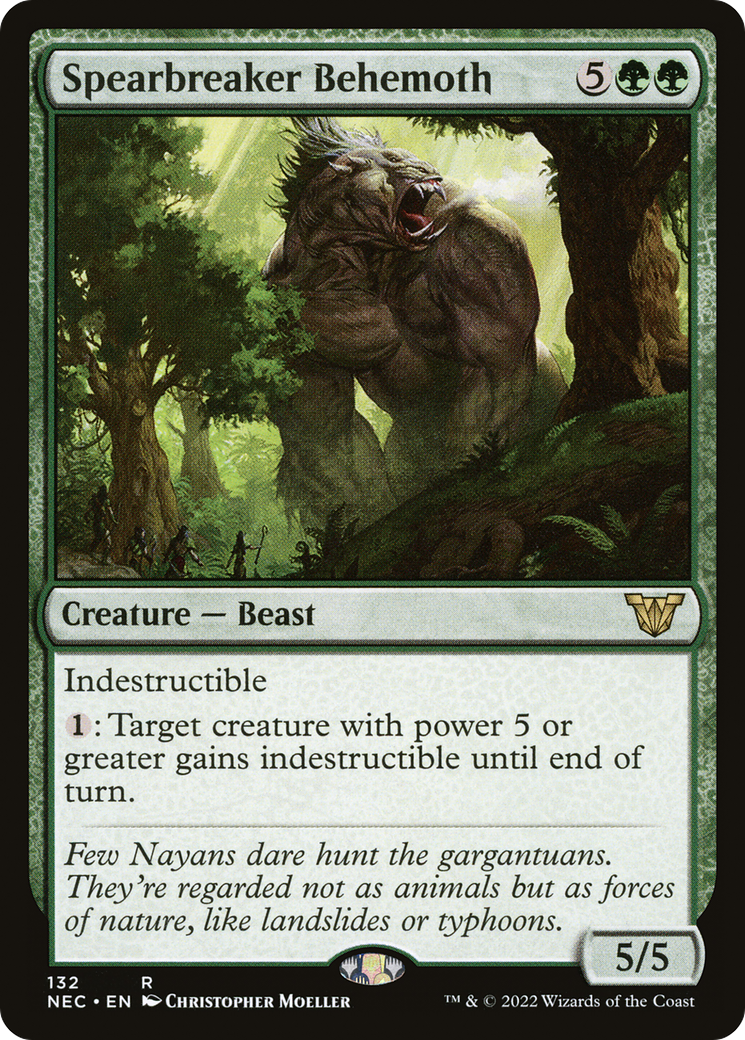 Image of Spearbreaker Behemoth [Kamigawa: Neon Dynasty Commander]
