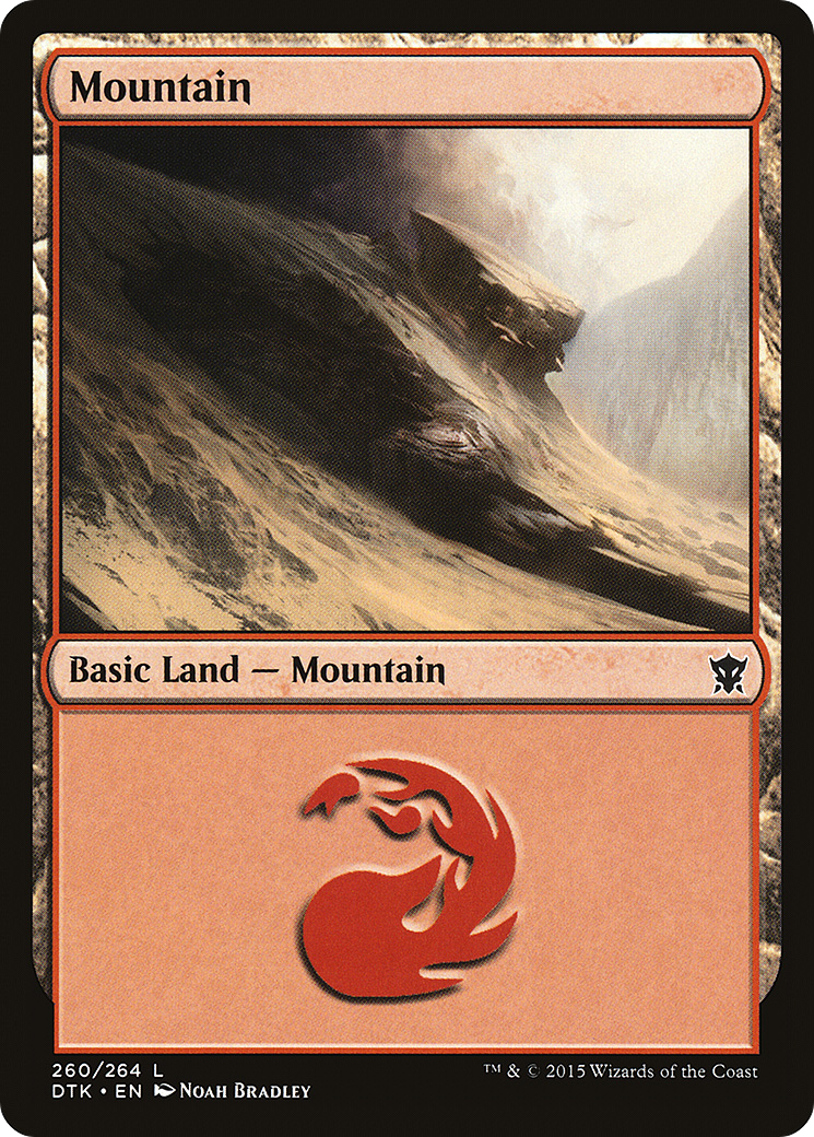 Image of Mountain (260) [Dragons of Tarkir]
