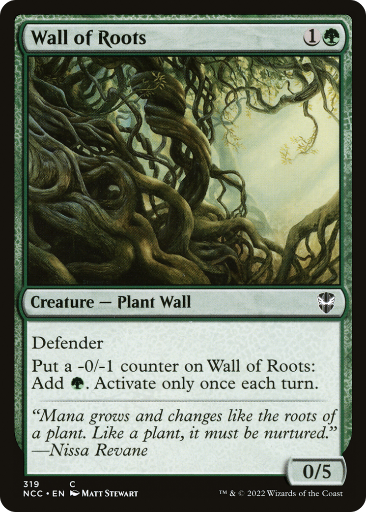 Image of Wall of Roots [Streets of New Capenna Commander]