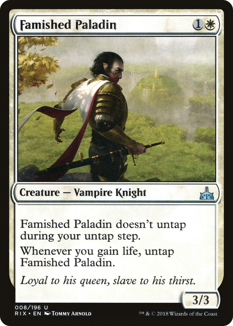 Image of Famished Paladin [Rivals of Ixalan]