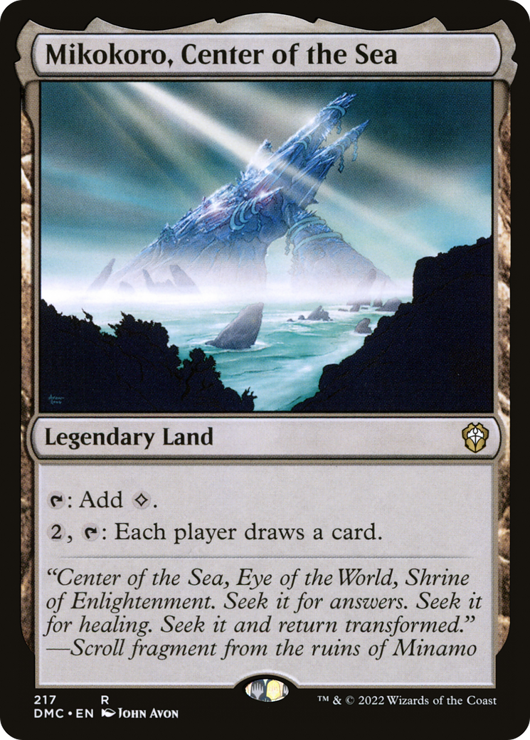 Image of Mikokoro, Center of the Sea [Dominaria United Commander]