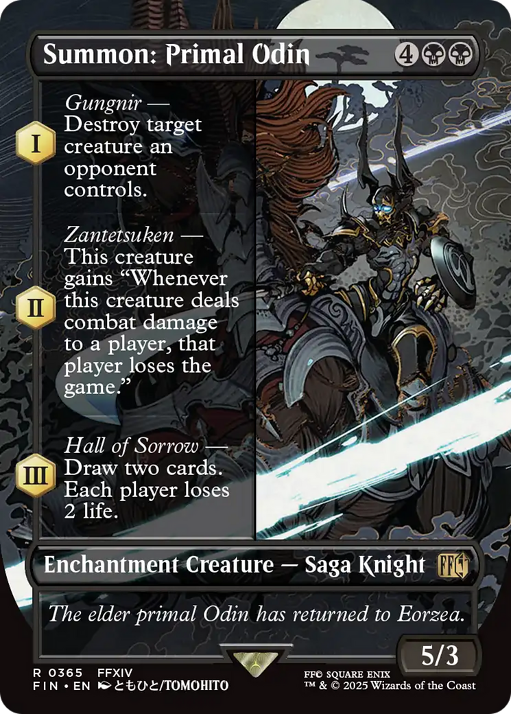 Image of Summon: Primal Odin (Borderless) [FINAL FANTASY]