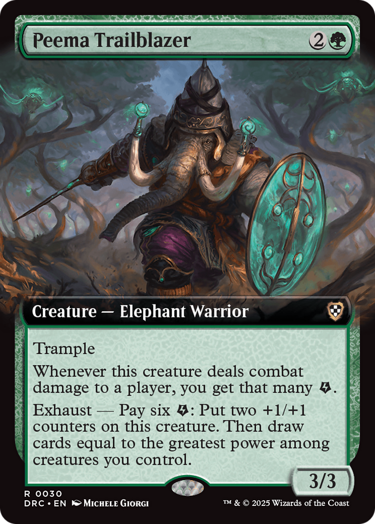 Image of Peema Trailblazer (Extended Art) [Aetherdrift Commander]