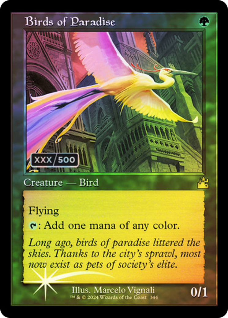Image of Birds of Paradise (Retro) (Serialized) [Ravnica Remastered]