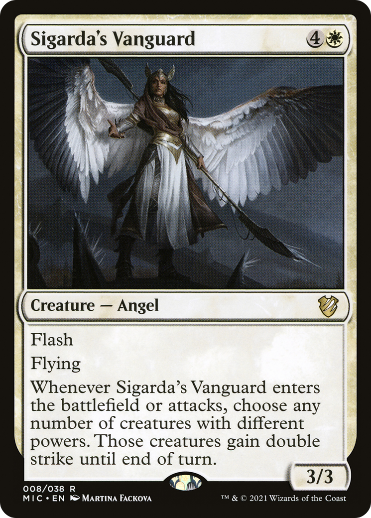 Image of Sigarda's Vanguard [Innistrad: Midnight Hunt Commander]