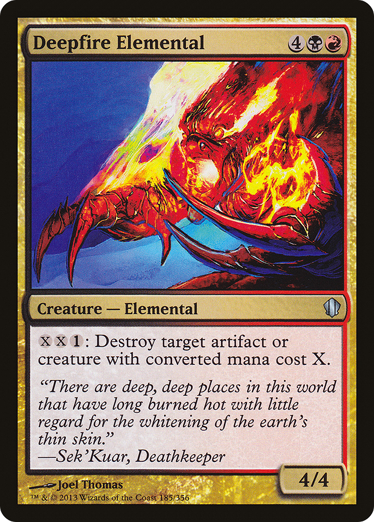 Image of Deepfire Elemental [Commander 2013]