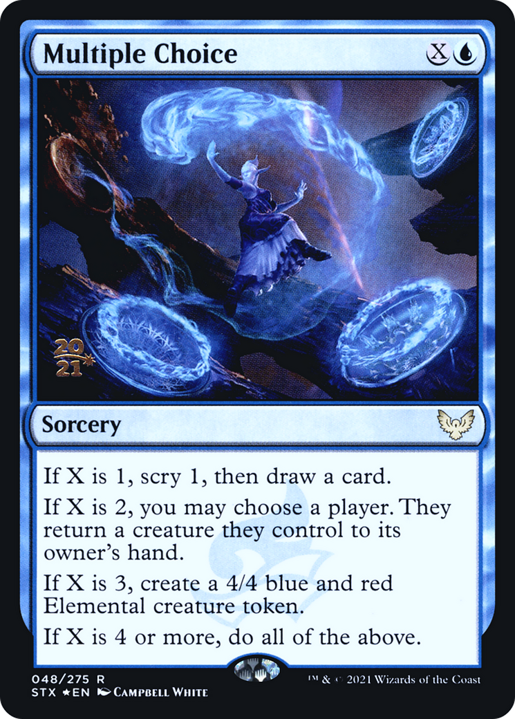 Image of Multiple Choice [Strixhaven: School of Mages Prerelease Promos]