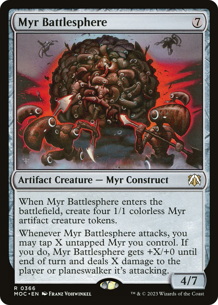 Image of Myr Battlesphere [March of the Machine Commander]