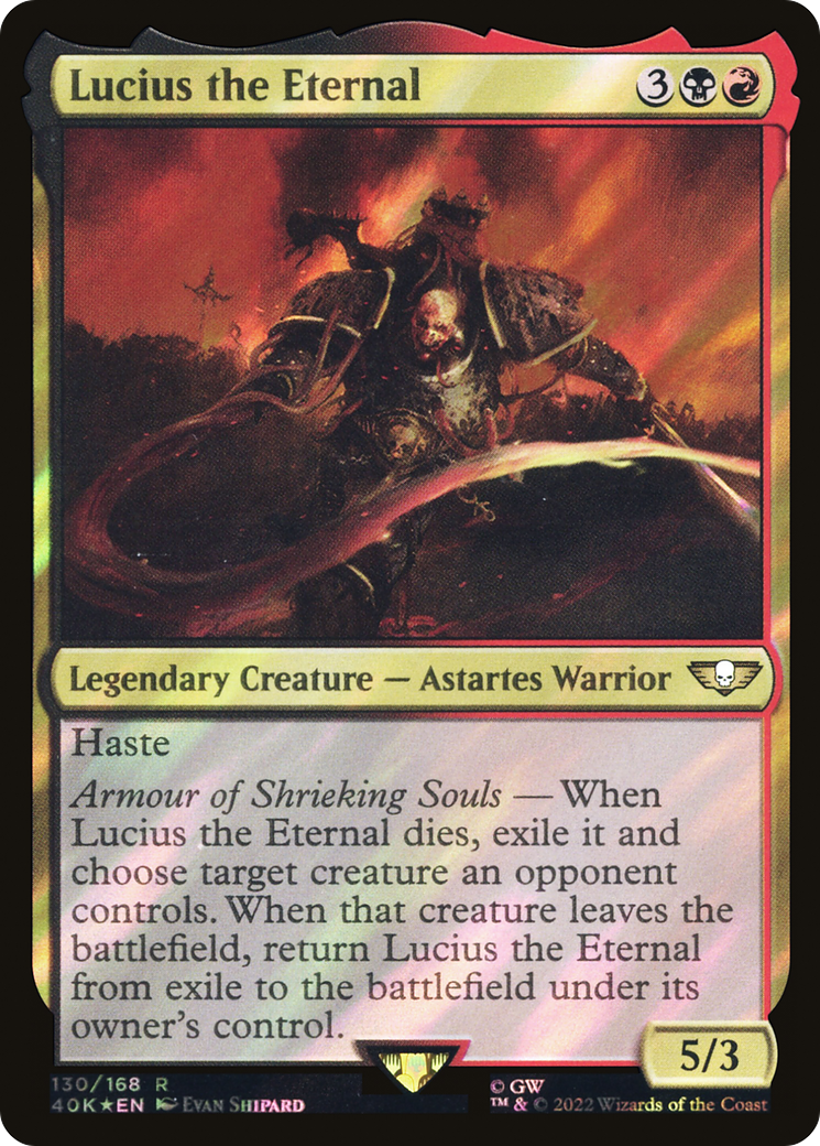 Image of Lucius the Eternal (Surge Foil) [Warhammer 40,000]