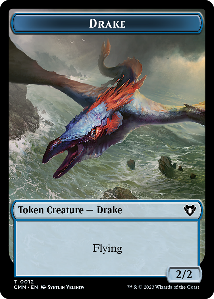 Image of Drake Token [Commander Masters Tokens]