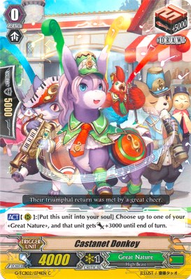 Image of Castanet Donkey (G-TCB02/074EN) [The GENIUS STRATEGY]