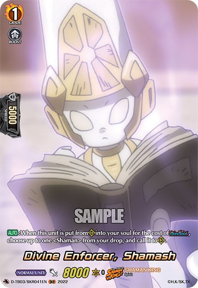 Image of Divine Enforcer, Shamash (D-TB03/SKR041EN) [Shaman King]