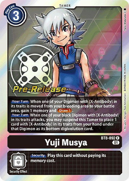Image of Yuji Musya [BT8-092] [New Awakening Pre-Release Cards]