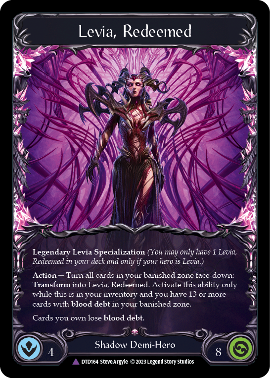 Image of Levia, Redeemed // Blasmophet, Levia Consumed (Marvel) [DTD164] (Dusk Till Dawn)  Cold Foil