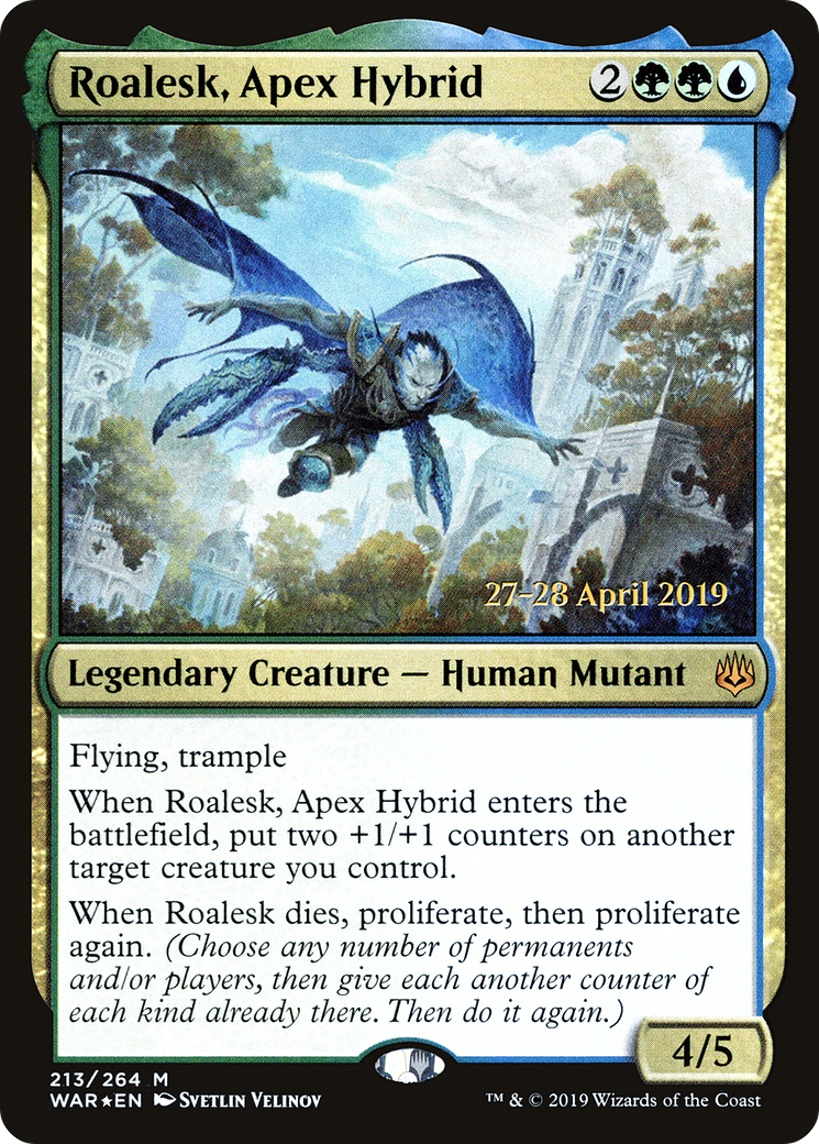 Image of Roalesk, Apex Hybrid [War of the Spark Prerelease Promos]