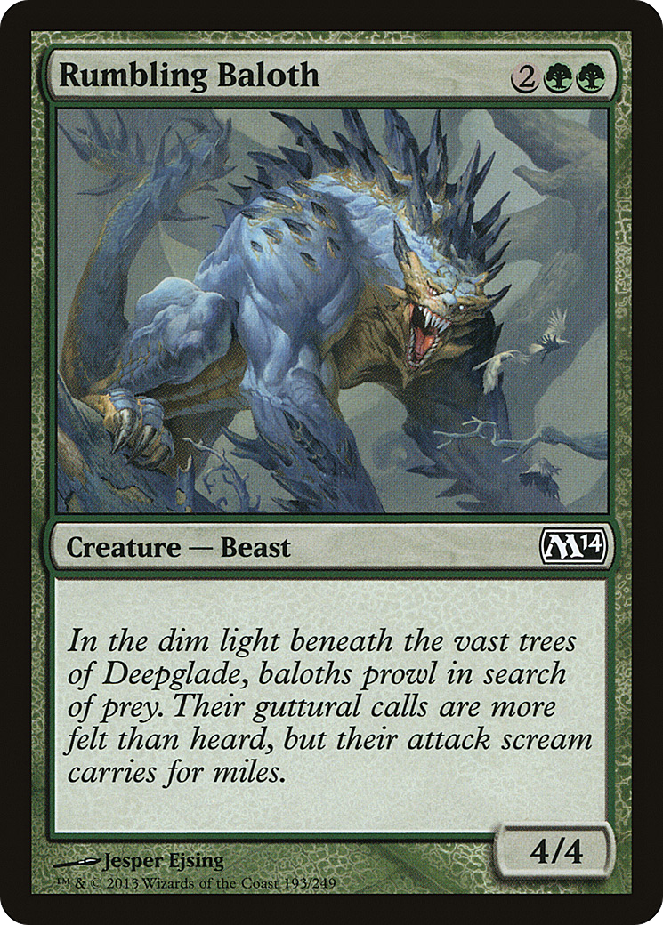 Image of Rumbling Baloth [Magic 2014]