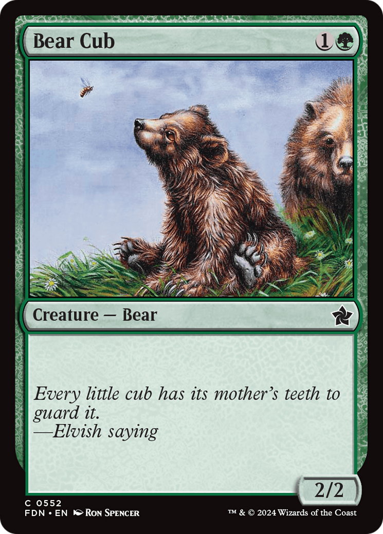 Image of Bear Cub [Foundations]