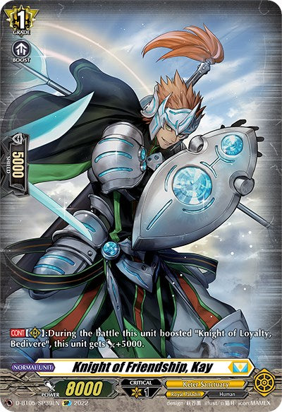 Image of Knight of Friendship, Kay (D-BT05/SP39EN) [Triumphant Return of the Brave Heroes]
