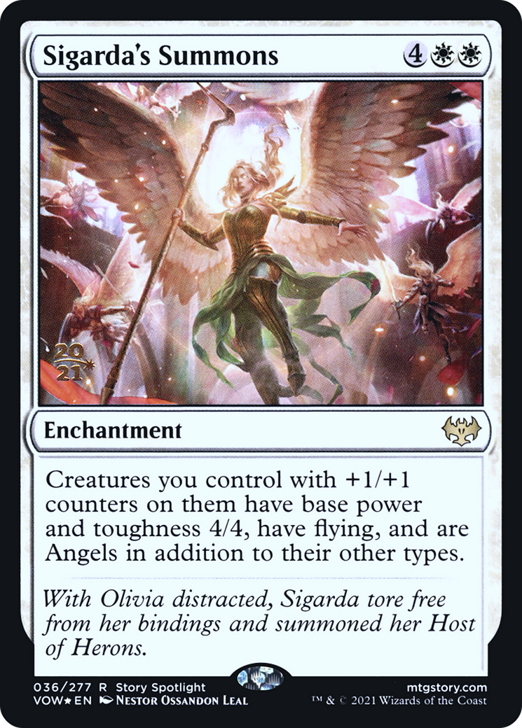 Image of Sigarda's Summons [Innistrad: Crimson Vow Prerelease Promos]