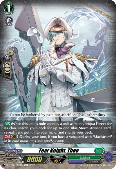 Image of Tear Knight, Theo (D-BT08/091EN) [Minerva Rising]