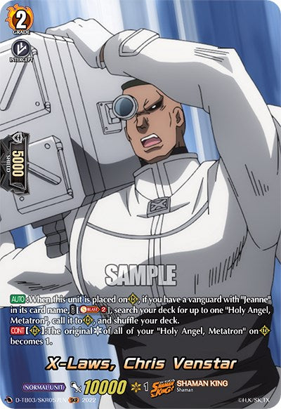 Image of X-Laws, Chris Venstar (D-TB03/SKR057EN) [Shaman King]