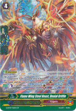 Image of Flame Wing Steel Beast, Denial Griffin (G-BT07/S21EN) [Glorious Bravery of Radiant Sword]