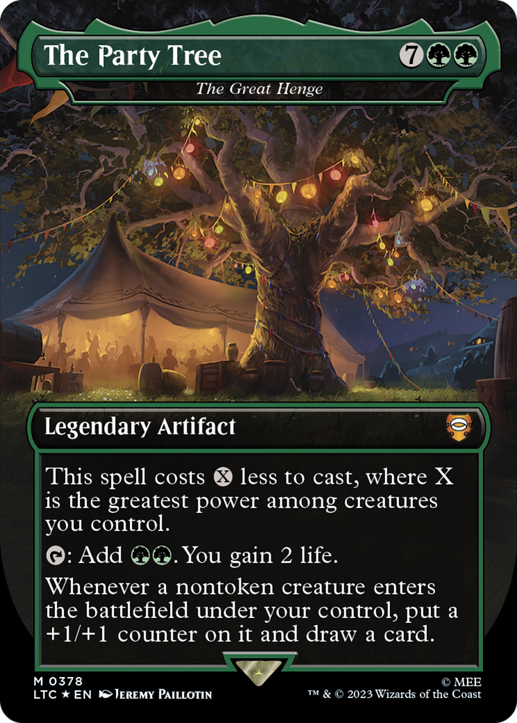 Image of The Party Tree - The Great Henge (Surge Foil Realms and Relics) [The Lord of the Rings: Tales of Middle-Earth Commander]