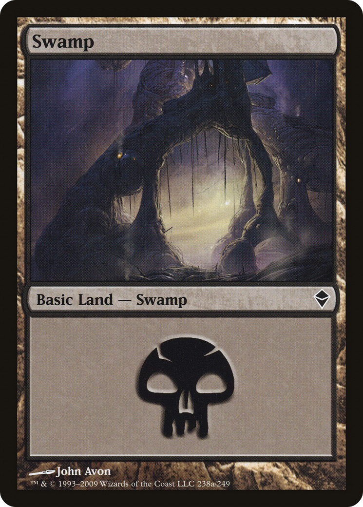 Image of Swamp (238a) [Zendikar]