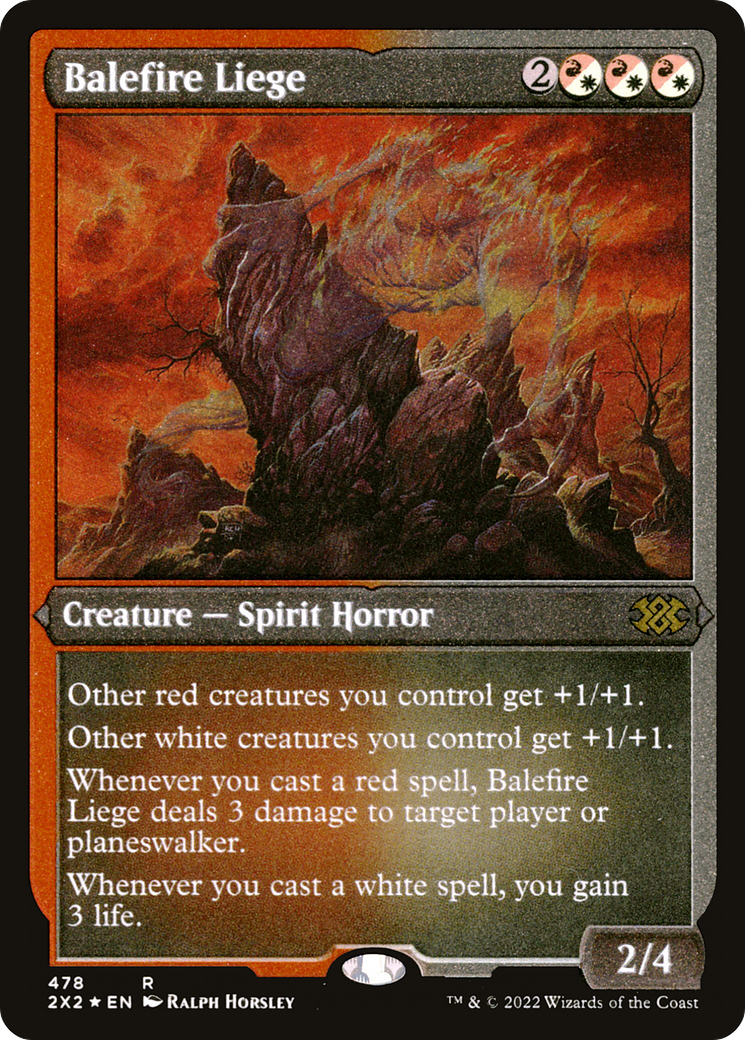 Image of Balefire Liege (Foil Etched) [Double Masters 2022]