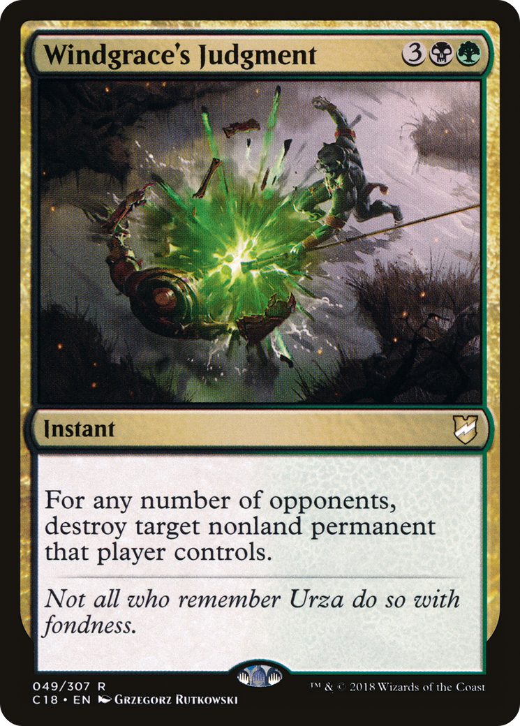 Image of Windgrace's Judgment [Commander 2018]