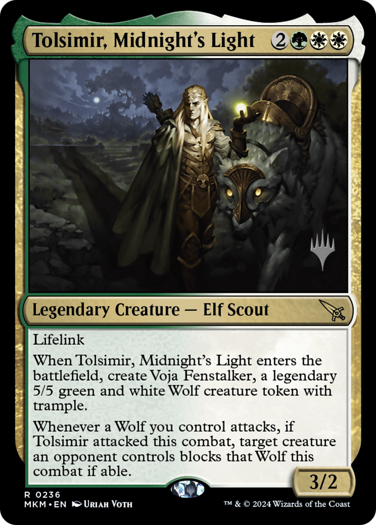 Image of Tolsimir, Midnight's Light (Promo Pack) [Murders at Karlov Manor Promos]