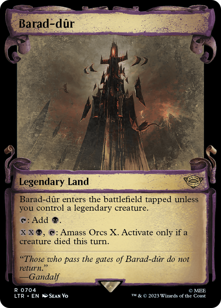 Image of Barad-dur [The Lord of the Rings: Tales of Middle-Earth Showcase Scrolls]