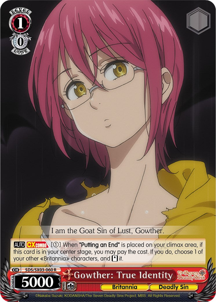 Image of Gowther: True Identity (SDS/SX03-060 R) [The Seven Deadly Sins]