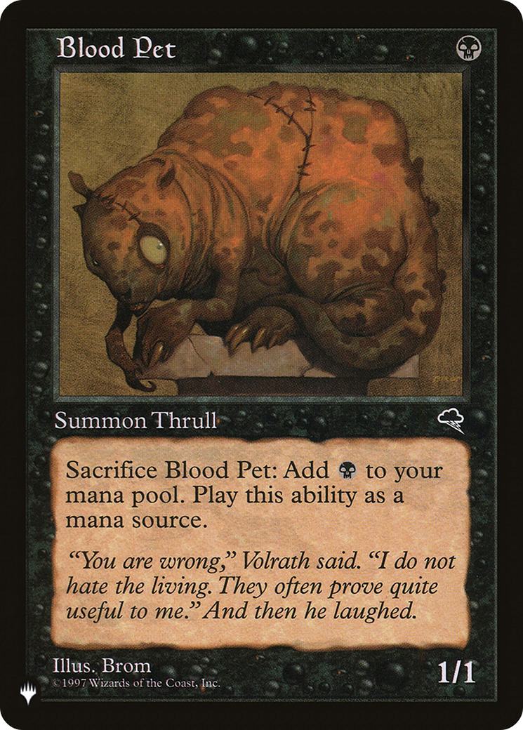 Image of Blood Pet [The List]
