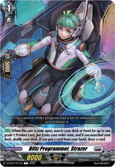 Image of Blitz Programmer, Strazer (D-BT07/071EN) [Raging Flames Against Emerald Storm]