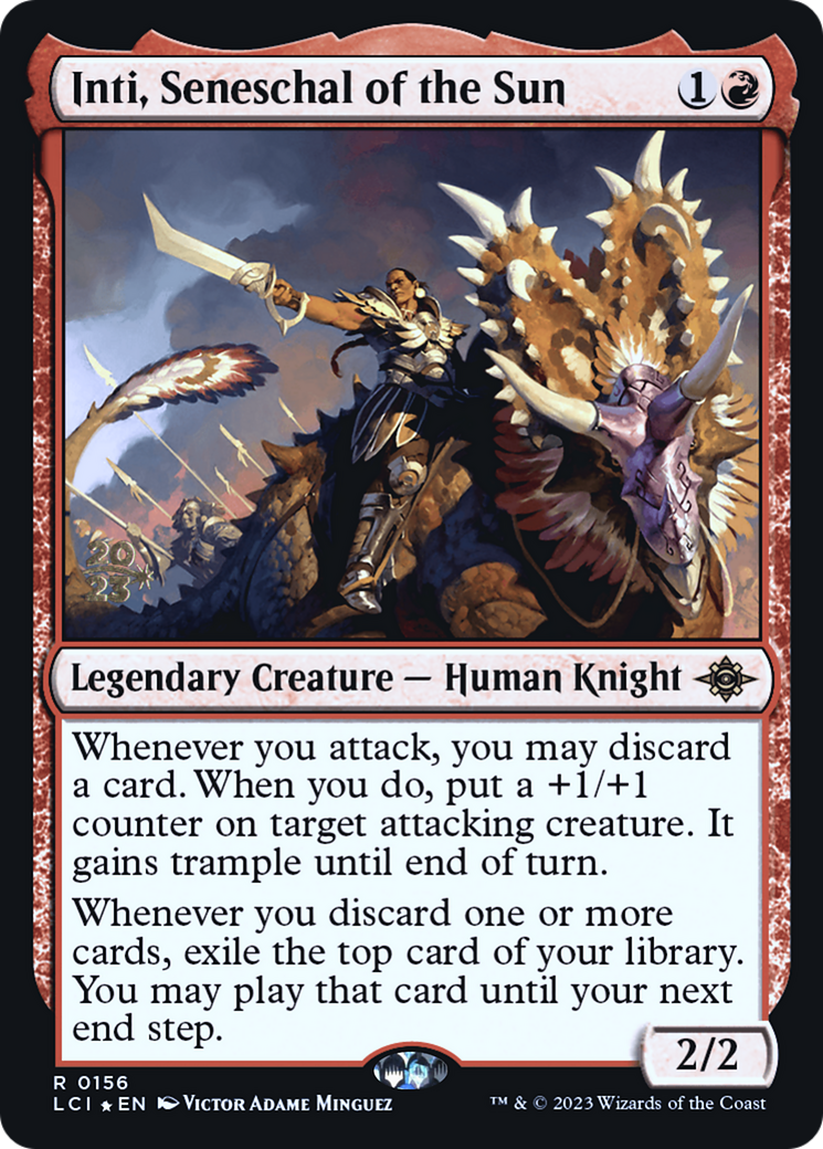Image of Inti, Seneschal of the Sun [The Lost Caverns of Ixalan Prerelease Cards]