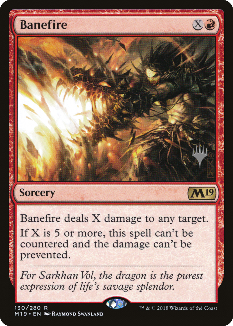 Image of Banefire (Promo Pack) [Core Set 2019 Promos]