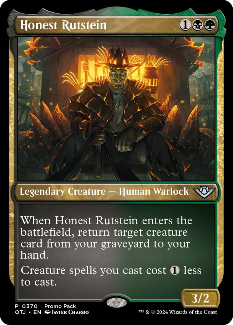 Image of Honest Rutstein (Promo Pack) [Outlaws of Thunder Junction Promos]
